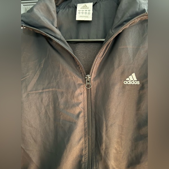 Adidas Women’s Black Windbreaker Track Jacket - Picture 3 of 8